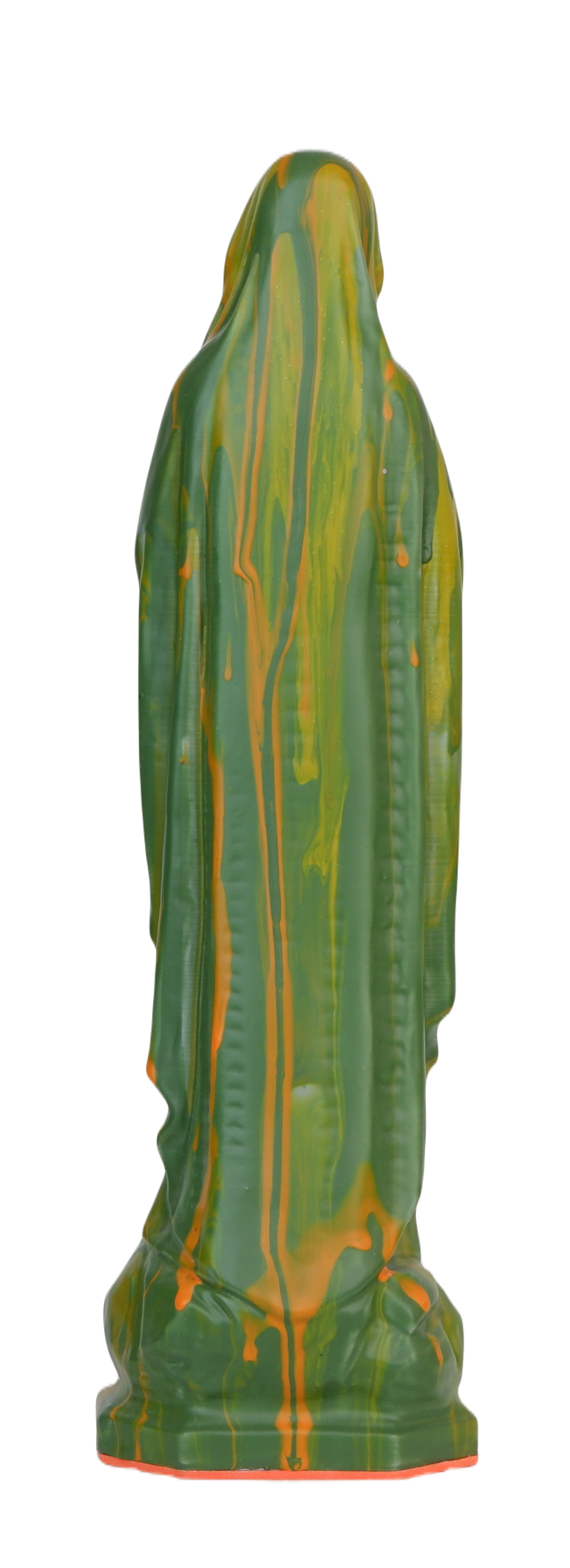 Draagvlak's Maagd Maria in Groen & Oranje