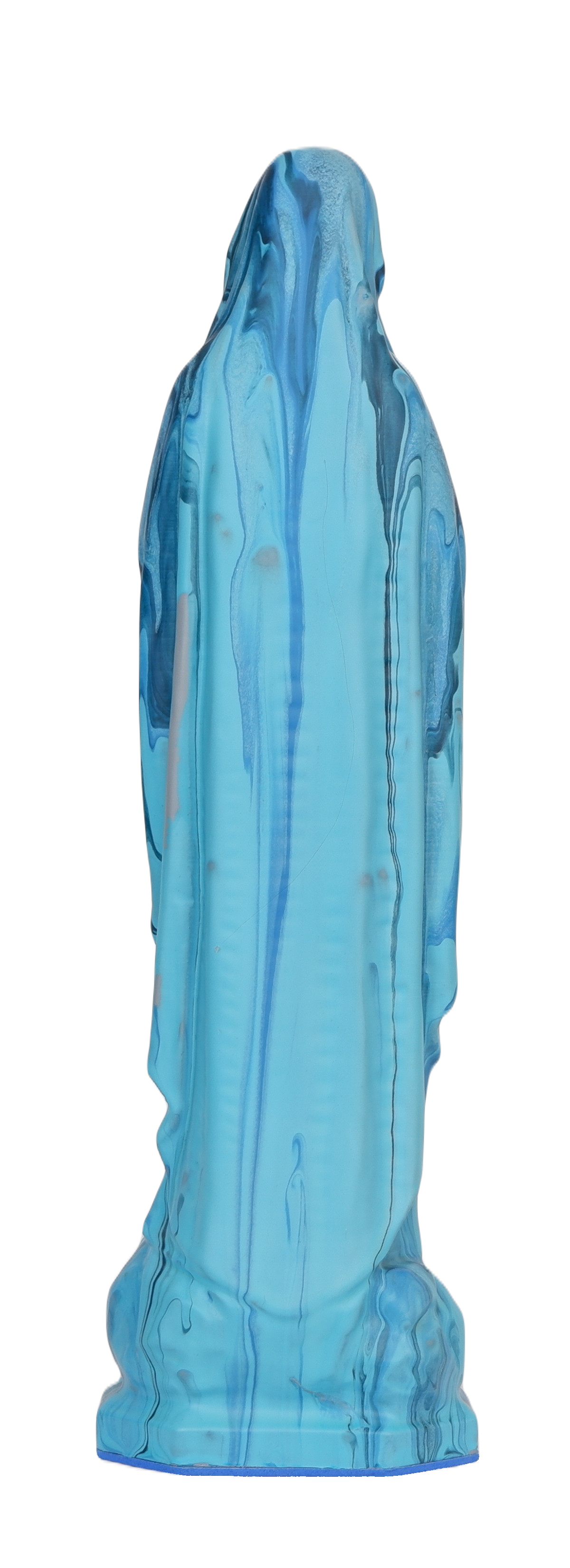 Draagvlak's Maagd Maria in blauw en lichtblauw