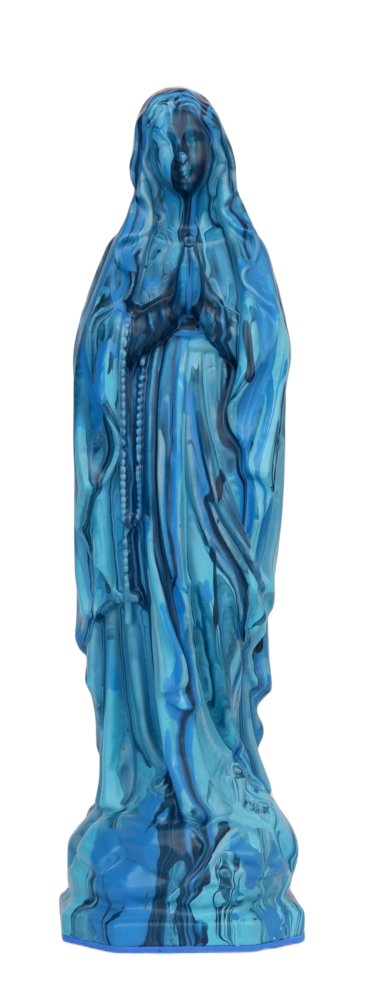 Virgin Mary in Blue & Dark Blue