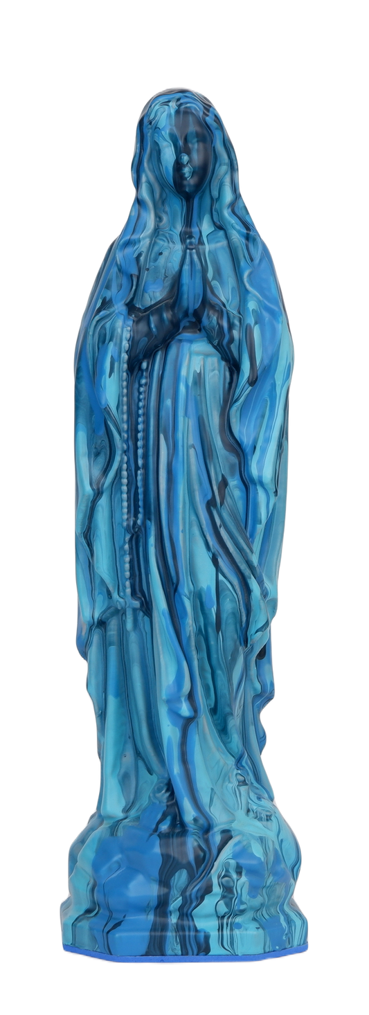 Virgin Mary in Blue & Dark Blue